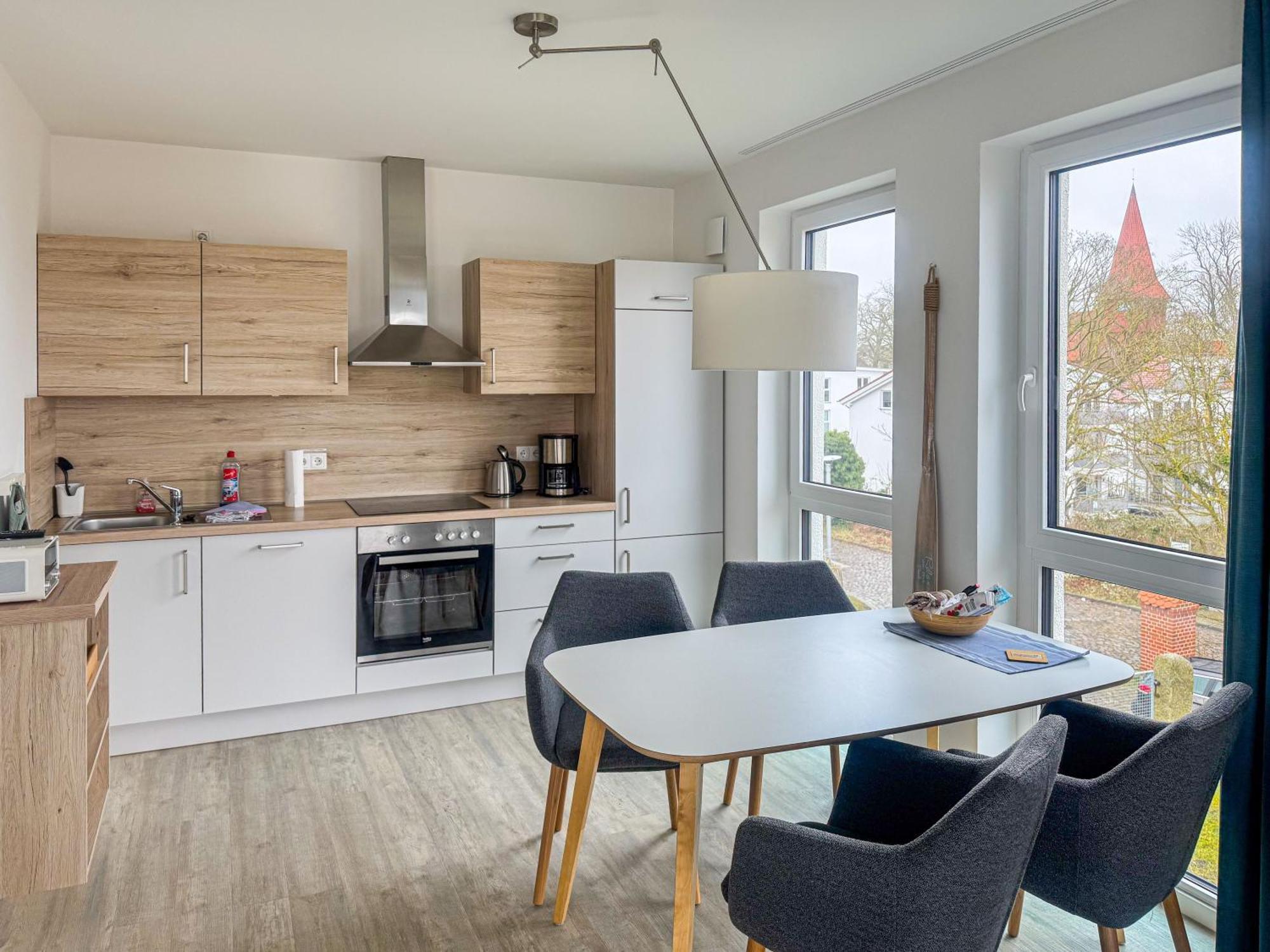 Ferienwohnung Sundueberblick - 150 Meter Zum Strand Altefähr Esterno foto